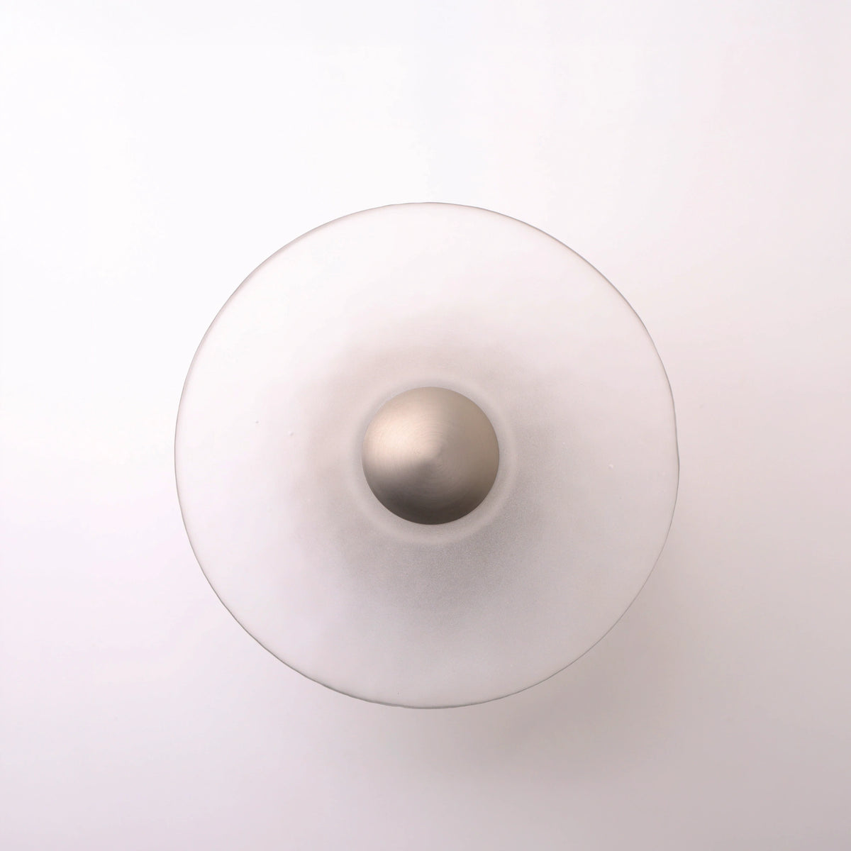 The Orbis nickel wall sconce side view
