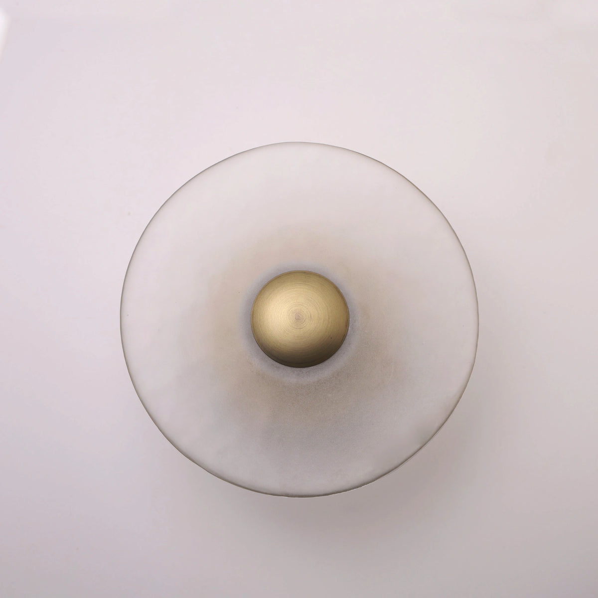 The Orbis bronze wall sconce side view